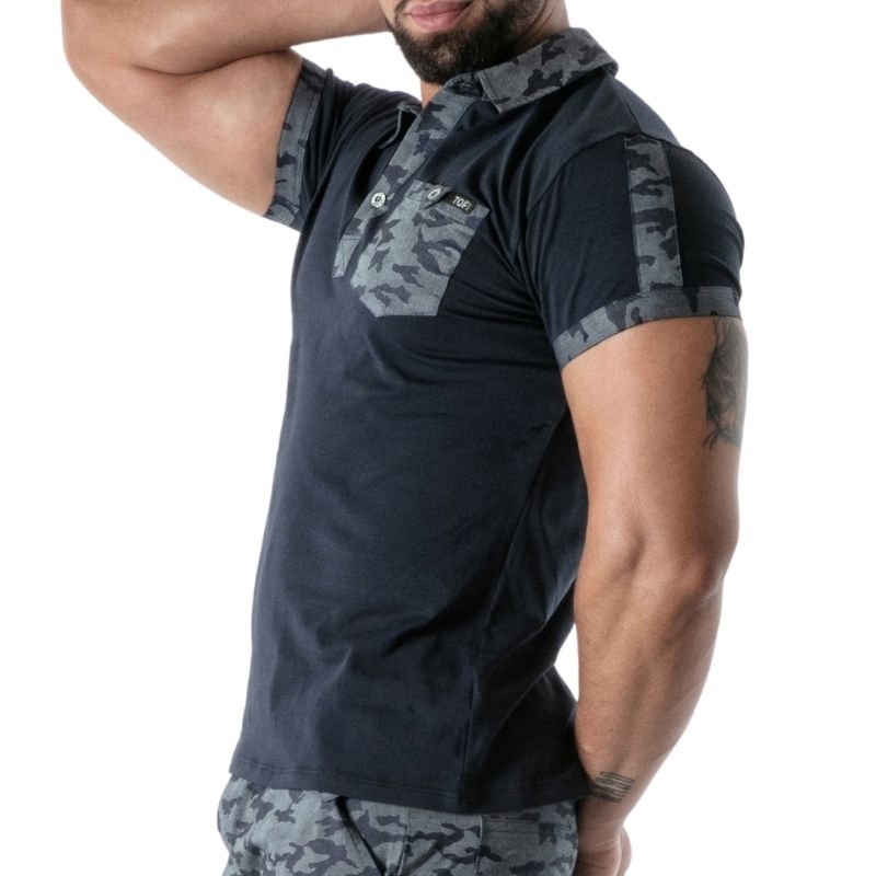 Camo Polo, Poloshirt, Polohemd - TOF Paris - Shop Deutschland Noodosz