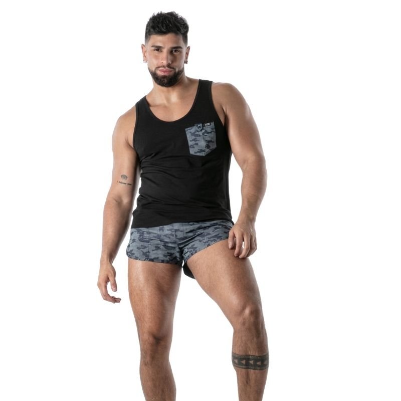 Camo Retro Pocket Short - TOF Paris - Shop Deutschland Noodosz