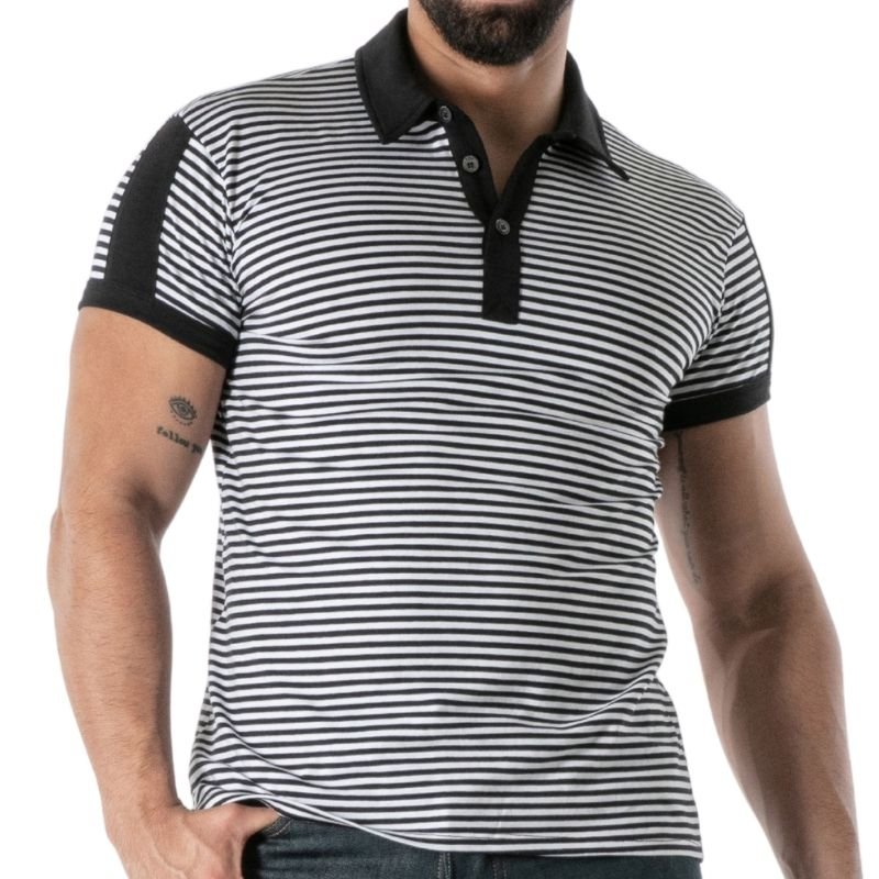 Sailor Stripe Polo, Poloshirt, Polohemd - TOF Paris - Shop Deutschland Noodosz