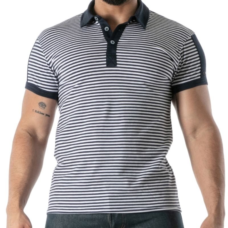 Sailor Stripe Polo, Poloshirt, Polohemd - TOF Paris - Shop Deutschland Noodosz
