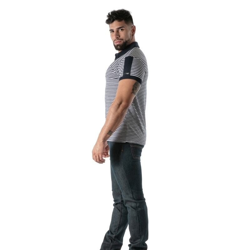 Sailor Stripe Polo, Poloshirt, Polohemd - TOF Paris - Shop Deutschland Noodosz