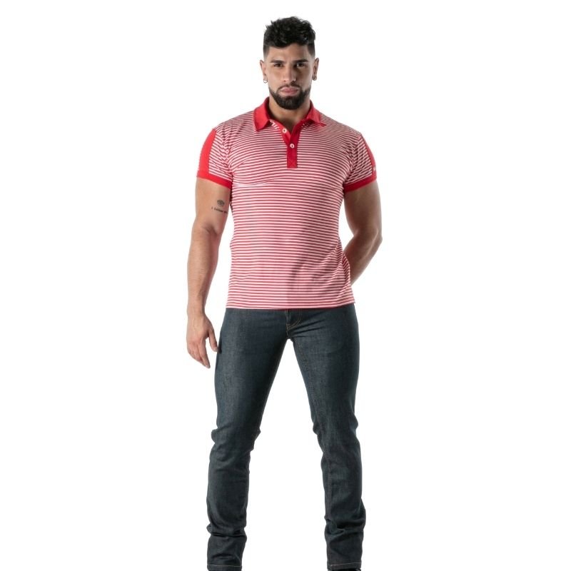 Sailor Stripe Polo, Poloshirt, Polohemd - TOF Paris - Shop Deutschland Noodosz