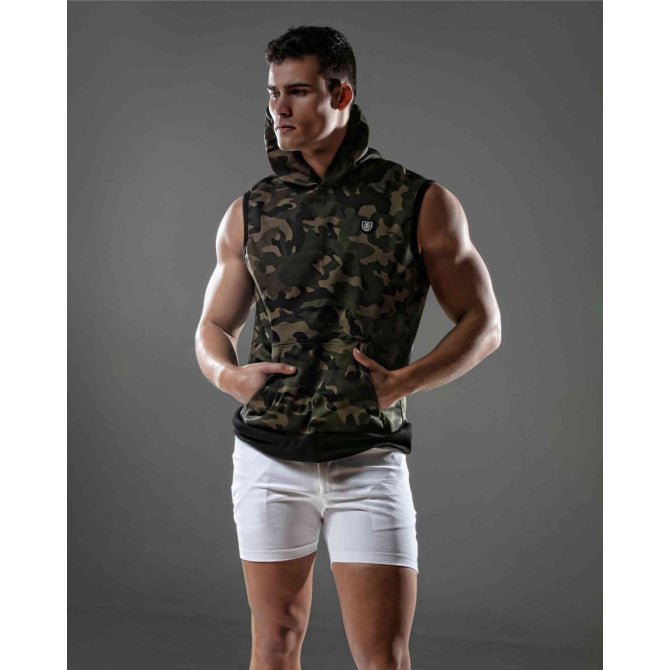 Army Sleeveless Hoodie - noodosz - TOF Paris -