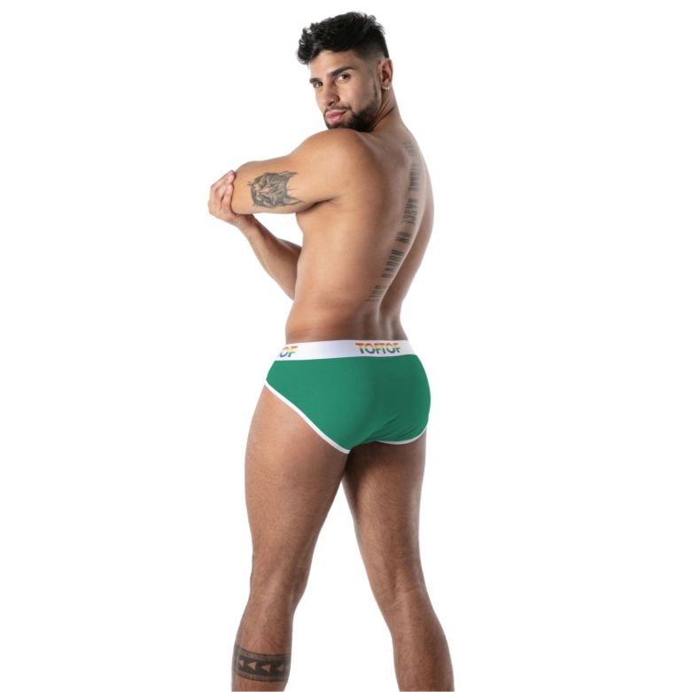Brief Pride Joyful Green - noodosz - TOF Paris -