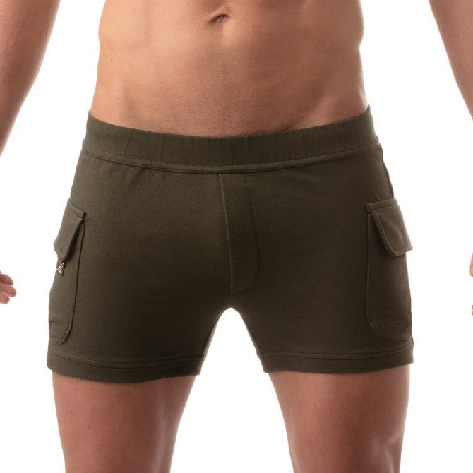 Cargo Shorts - Khaki - noodosz - TOF Paris -