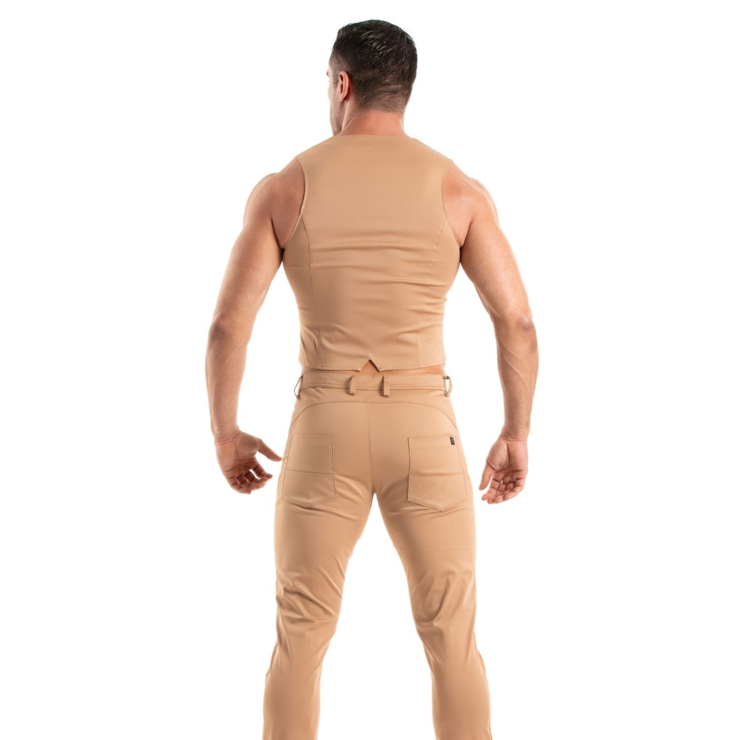 Chino Vest Brown - TOF Paris - Shop Deutschland Noodosz