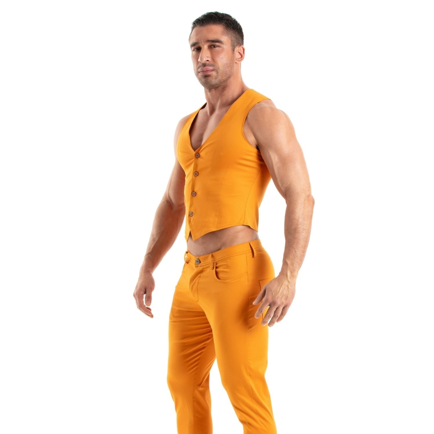 Chino Vest Orange - TOF Paris - Shop Deutschland Noodosz
