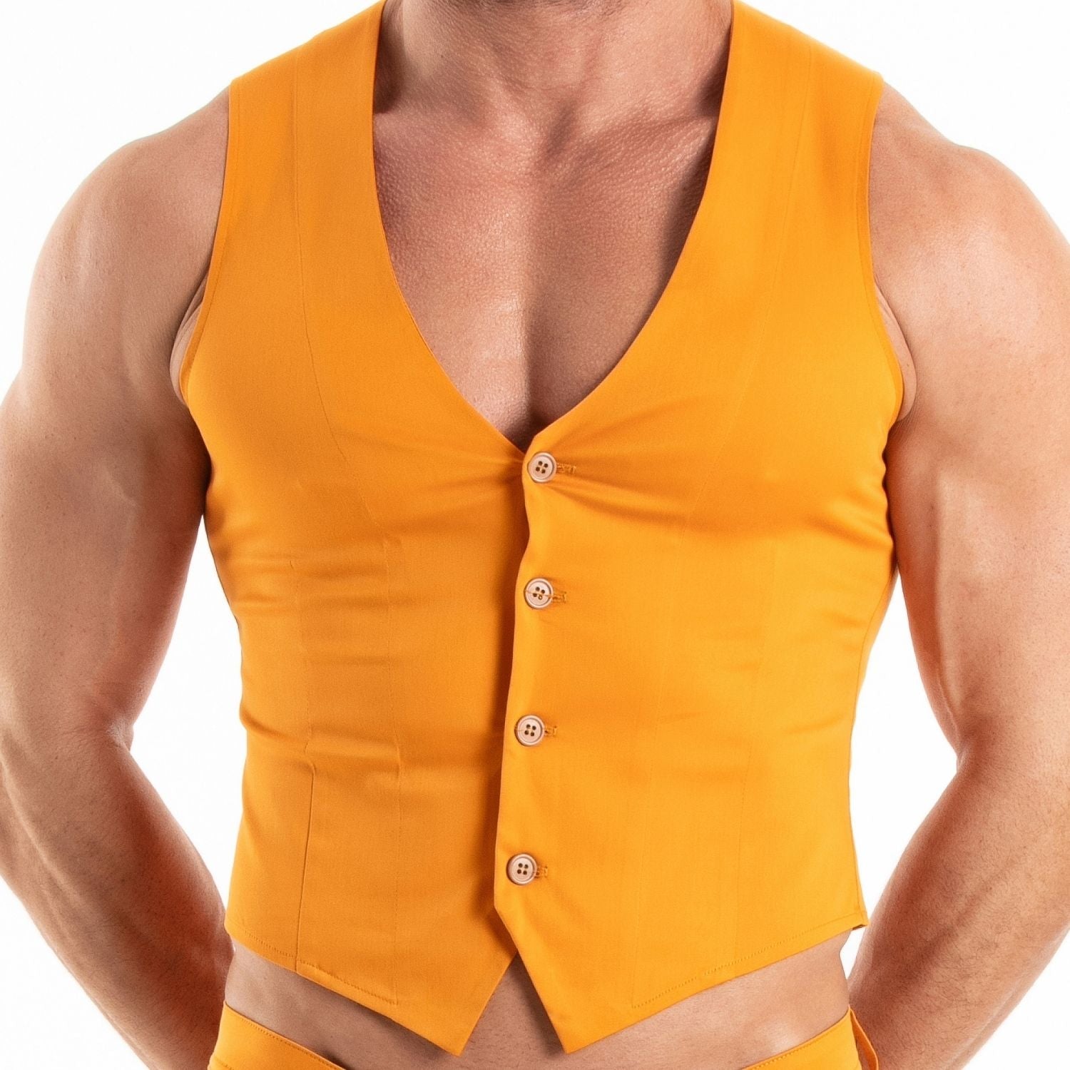 Chino Vest Orange - TOF Paris - Shop Deutschland Noodosz