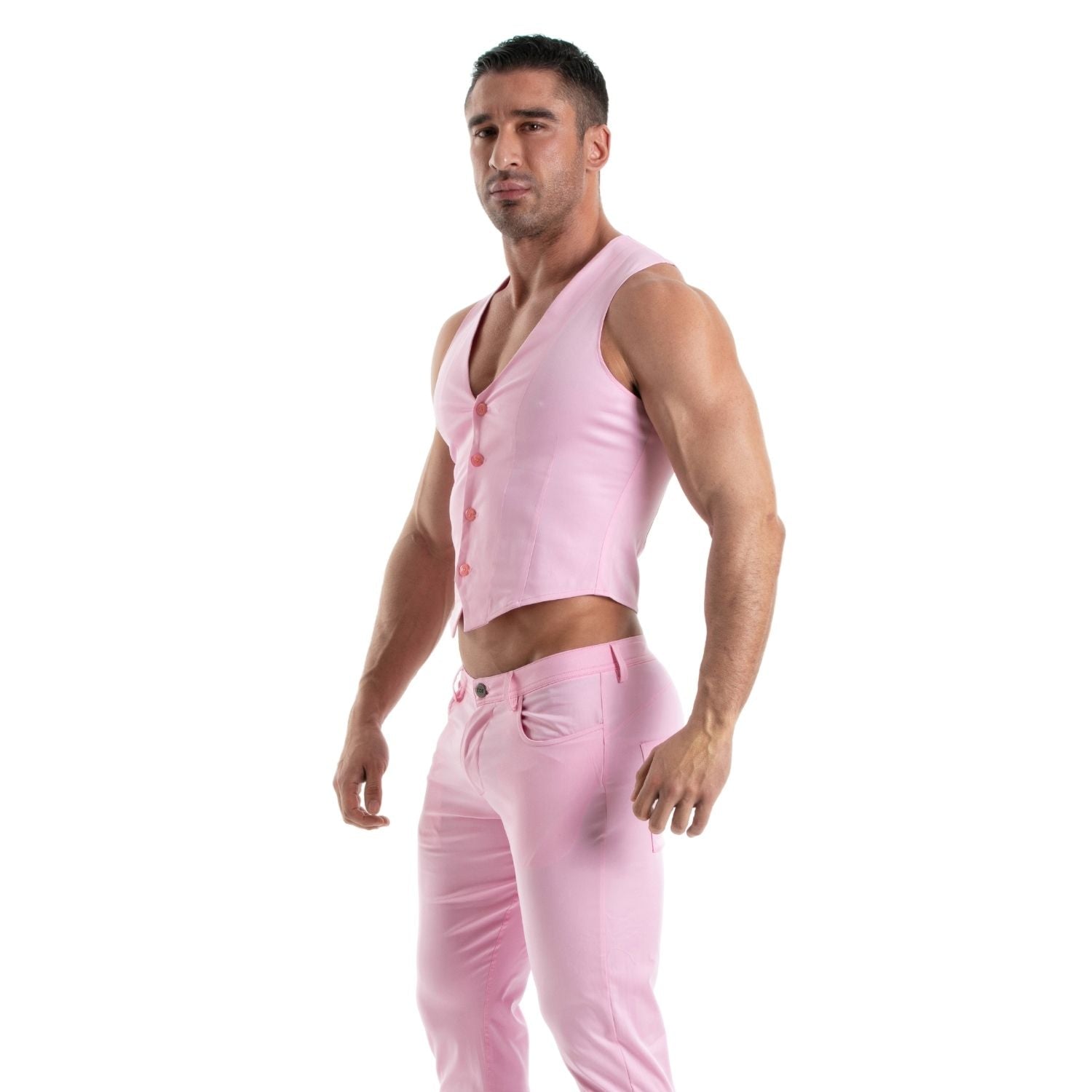 Chino Vest Pink - TOF Paris - Shop Deutschland Noodosz