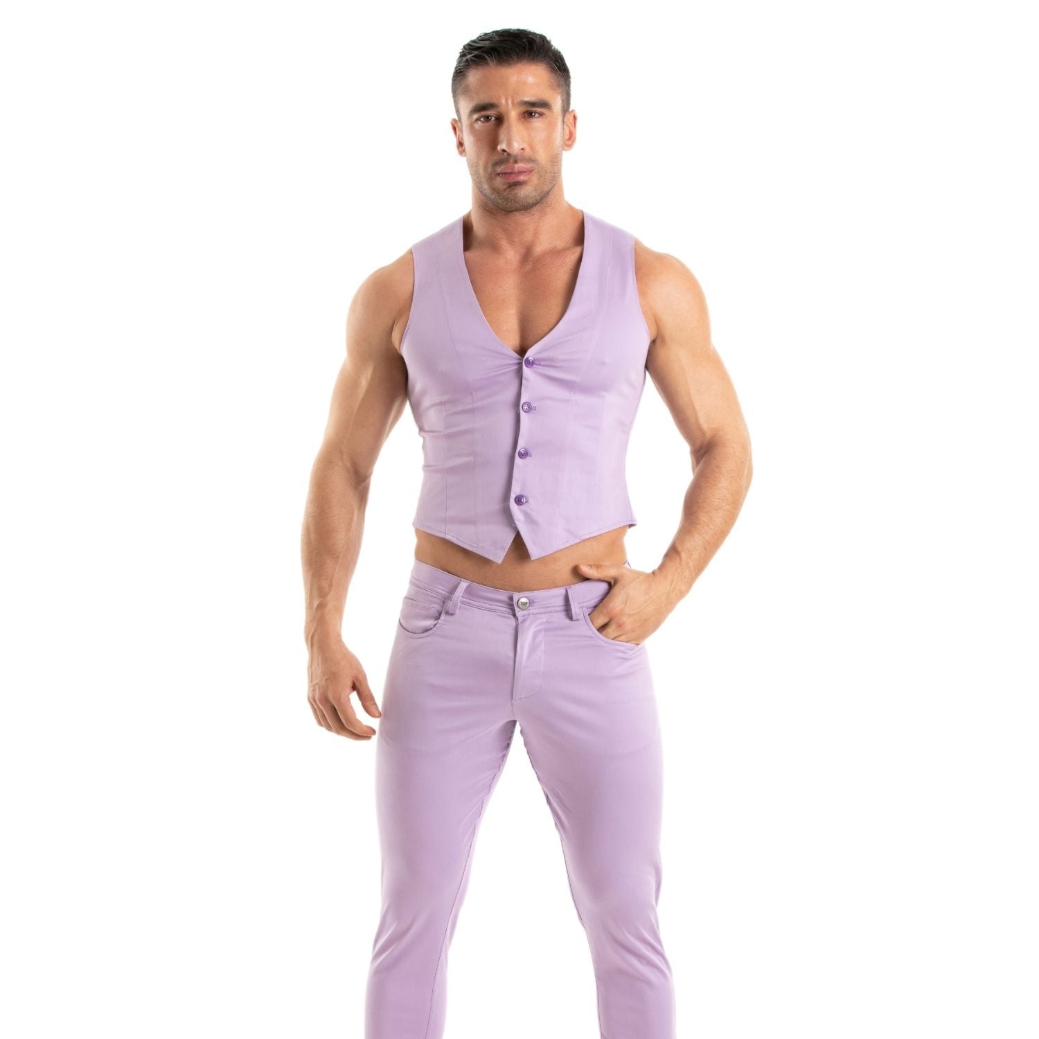 Chino Vest Purple - TOF Paris - Shop Deutschland Noodosz