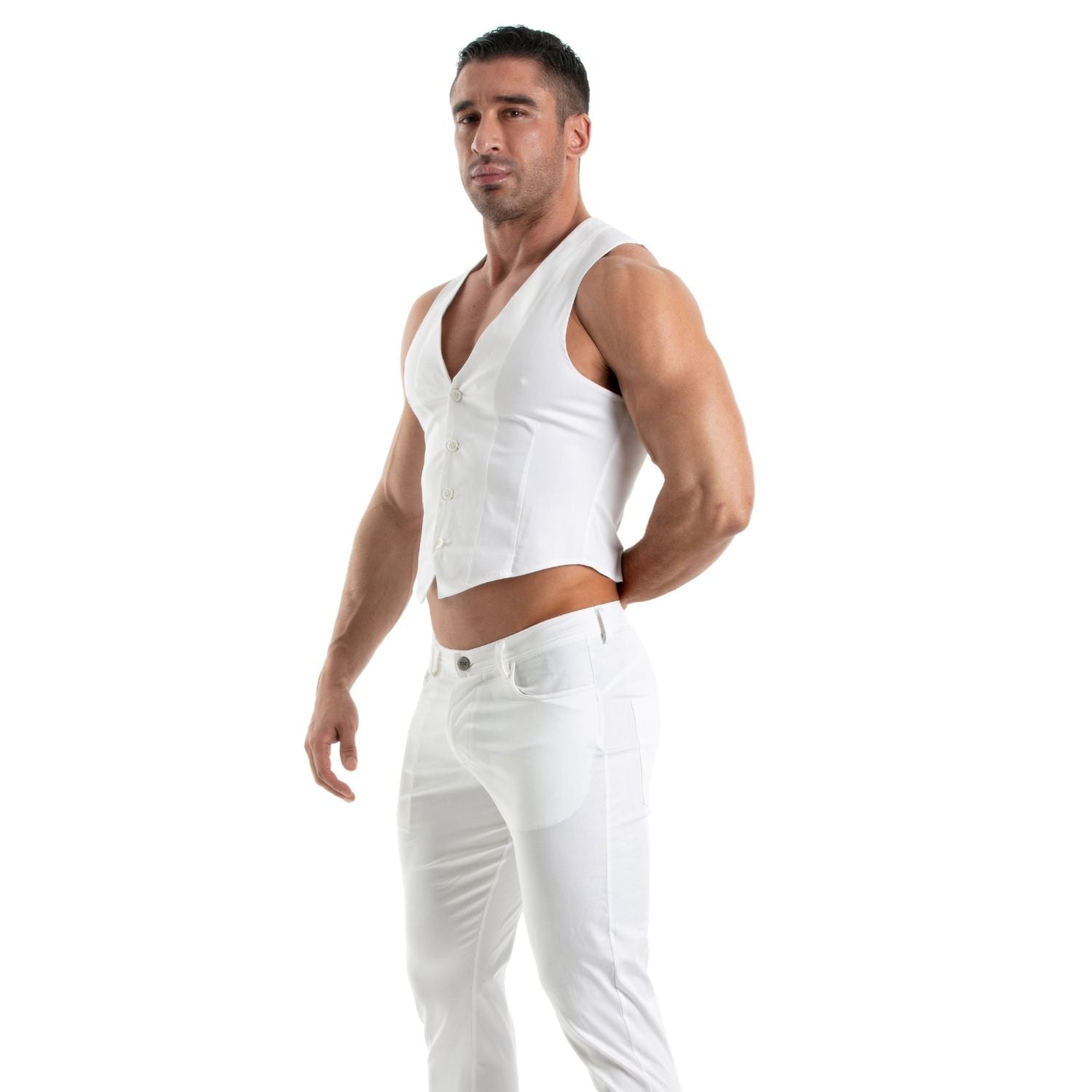 Chino Vest White - TOF Paris - Shop Deutschland Noodosz