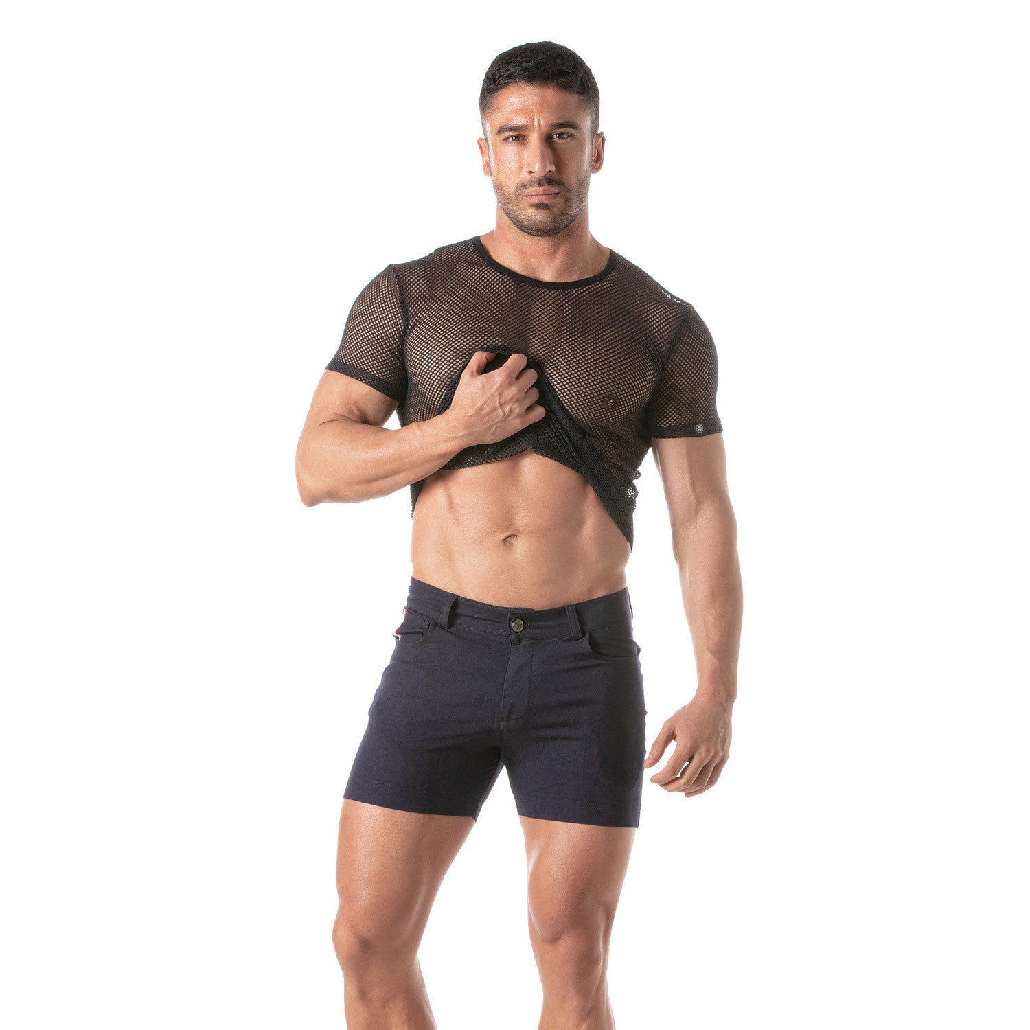 Circuit T-Shirt aus transparentem Mesh - TOF Paris - Shop Deutschland Noodosz