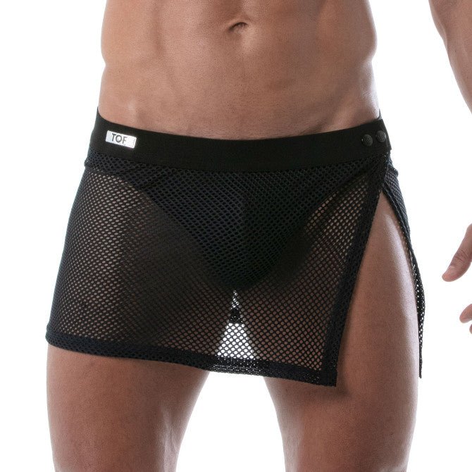 Circuit Mesh Skirt - Black - noodosz - TOF Paris -