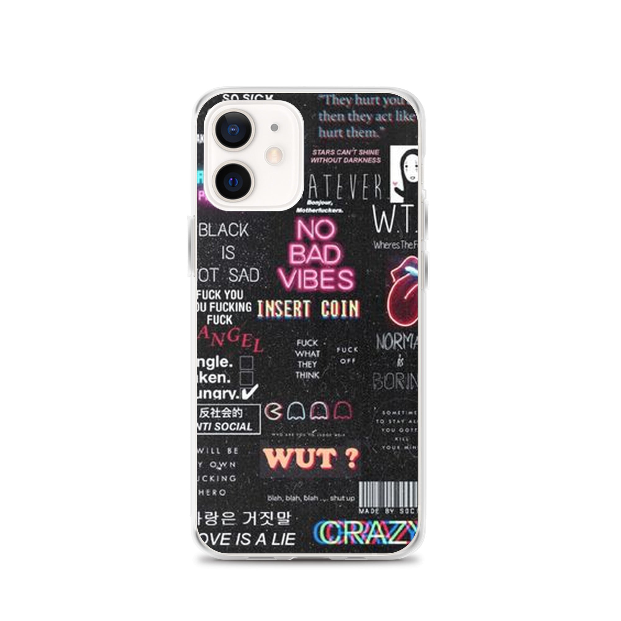 No bad vibes iPhone case