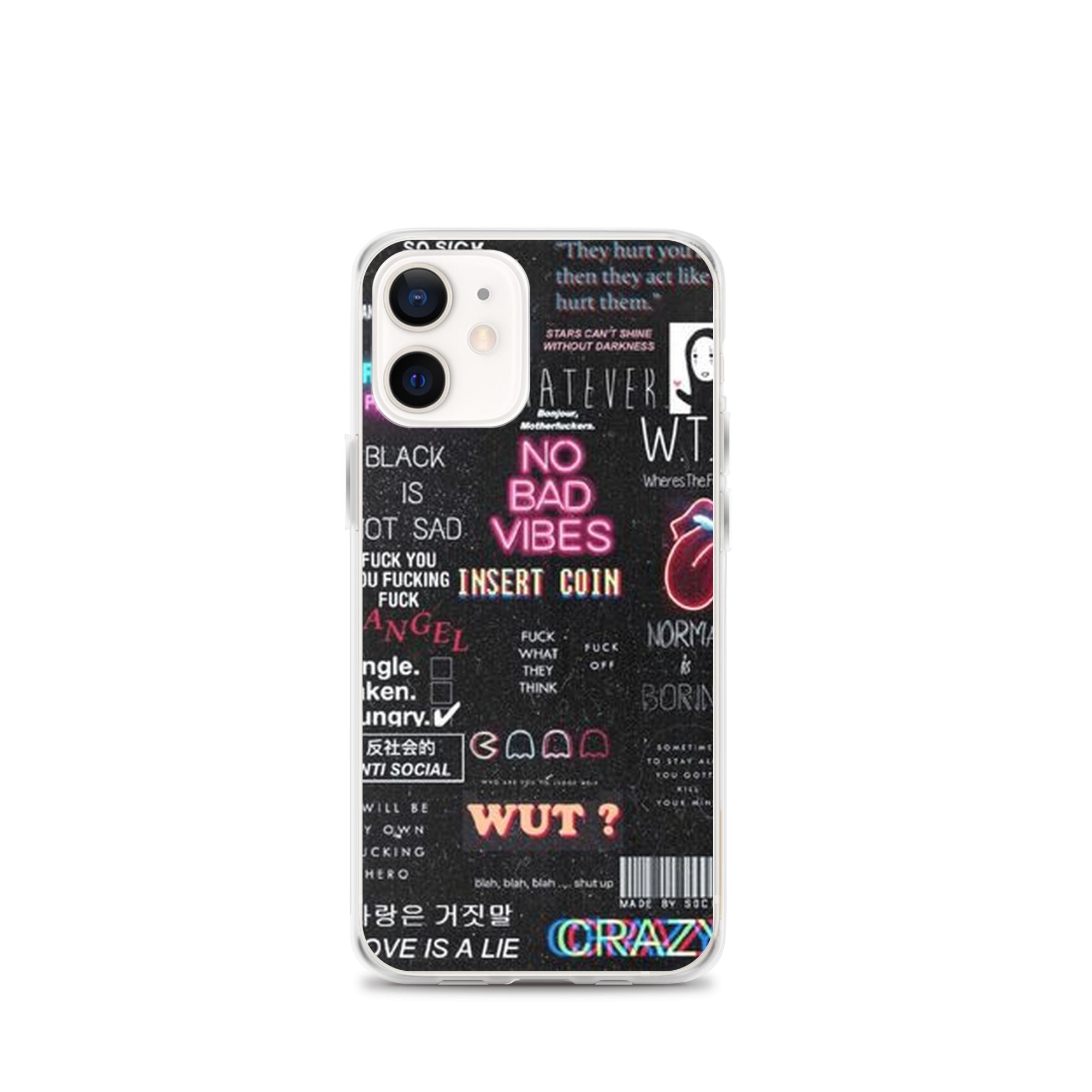 No bad vibes iPhone case