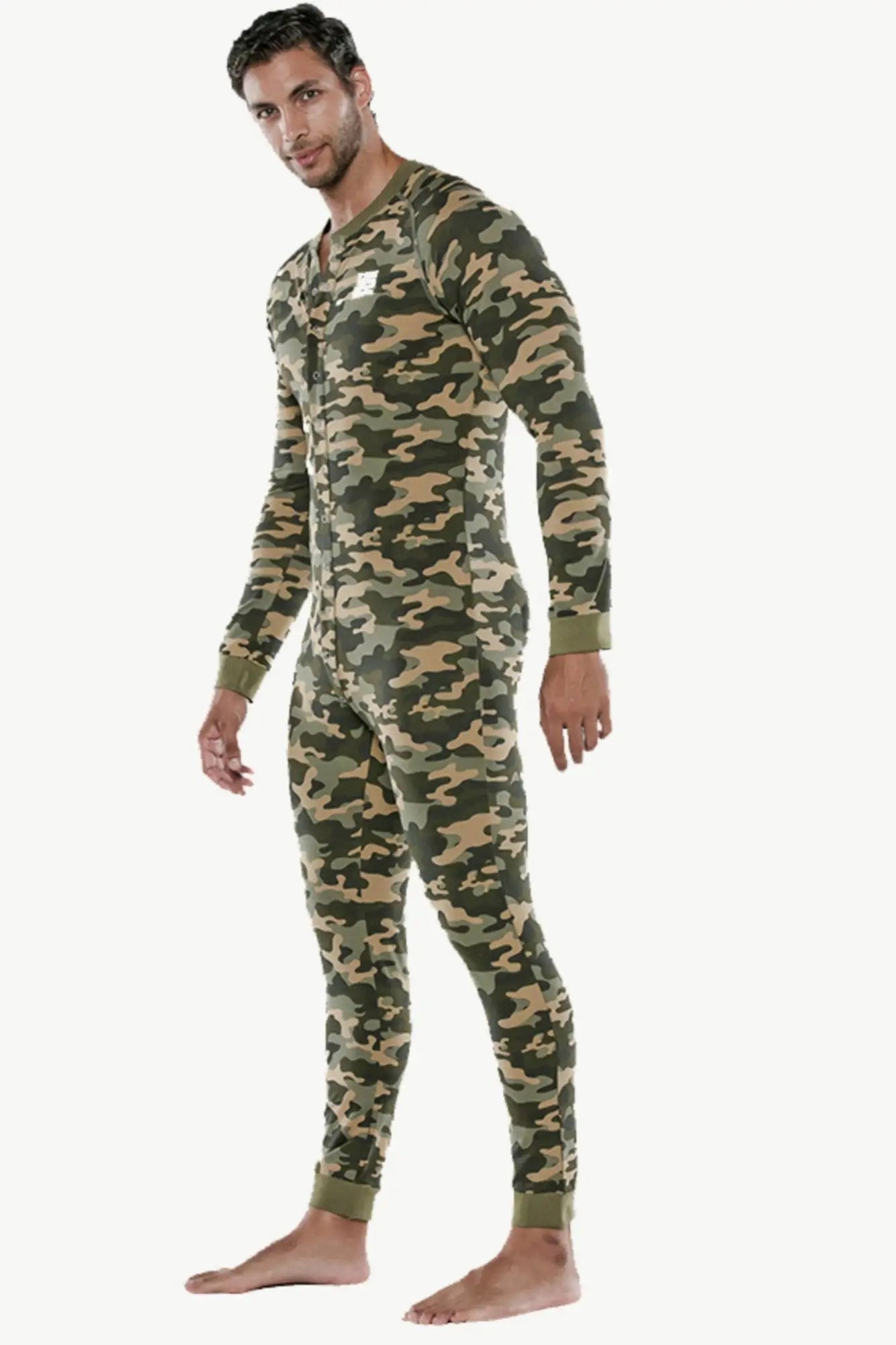 CODE 22 1010 UNION SUIT - Herren Onesie Overall - noodosz CODE 22 1010 UNION SUIT - Herren Onesie Overall Code 22 Kleidung & Accessoires:Herren:Herrenmode:Nachtwäsche nudosz.myshopify.com