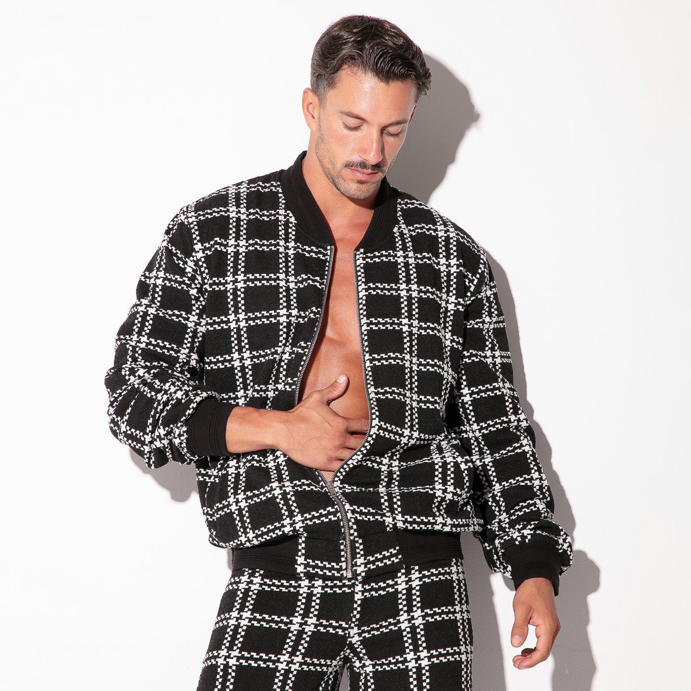 CODE 22 Cameron Plaid Bomber Jacket; 9790 - Code 22 - Shop Deutschland Noodosz