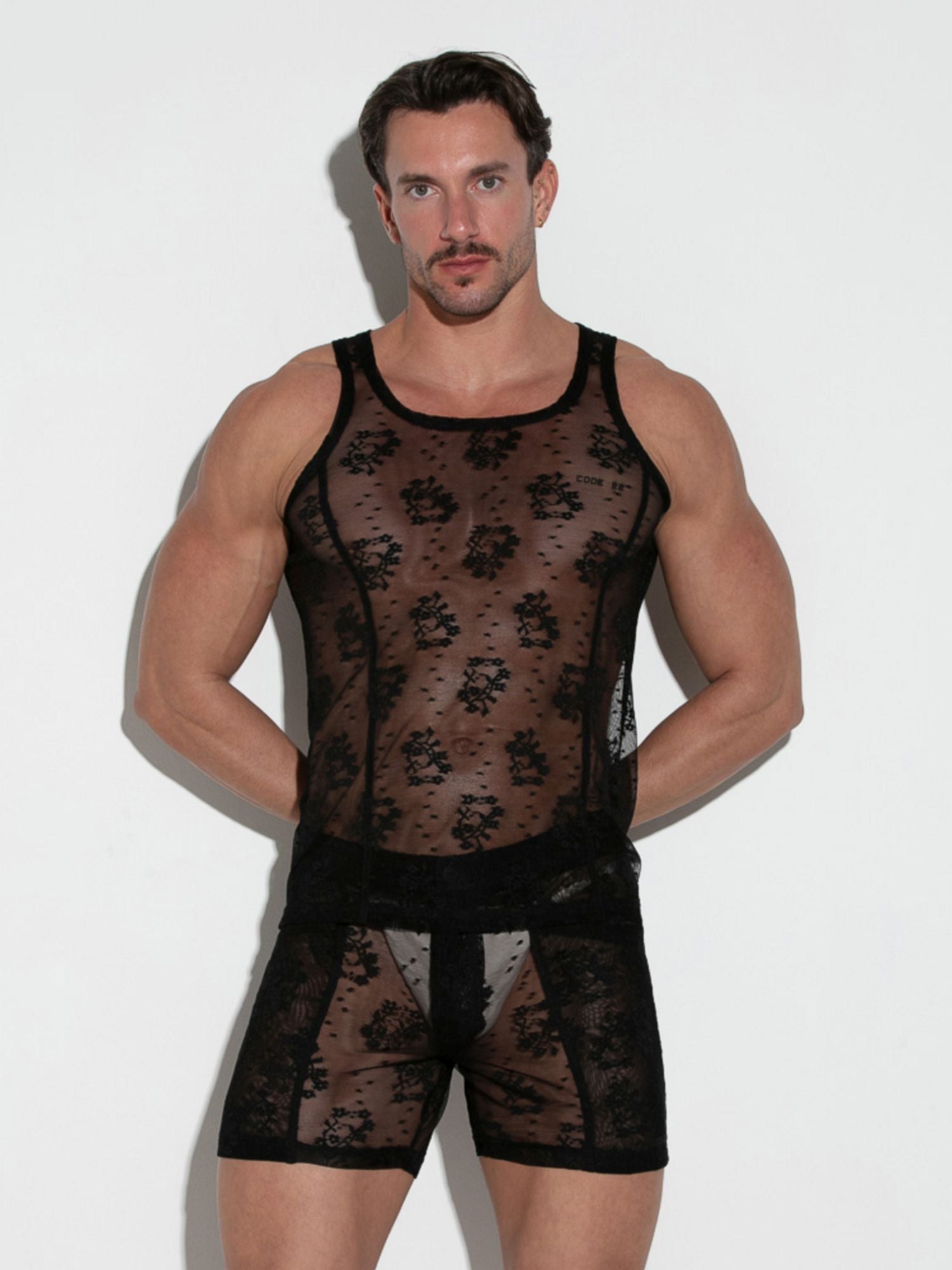 CODE 22 LACE Tank Top 9763, Top aus feiner Spitze - Code 22 - Shop Deutschland Noodosz
