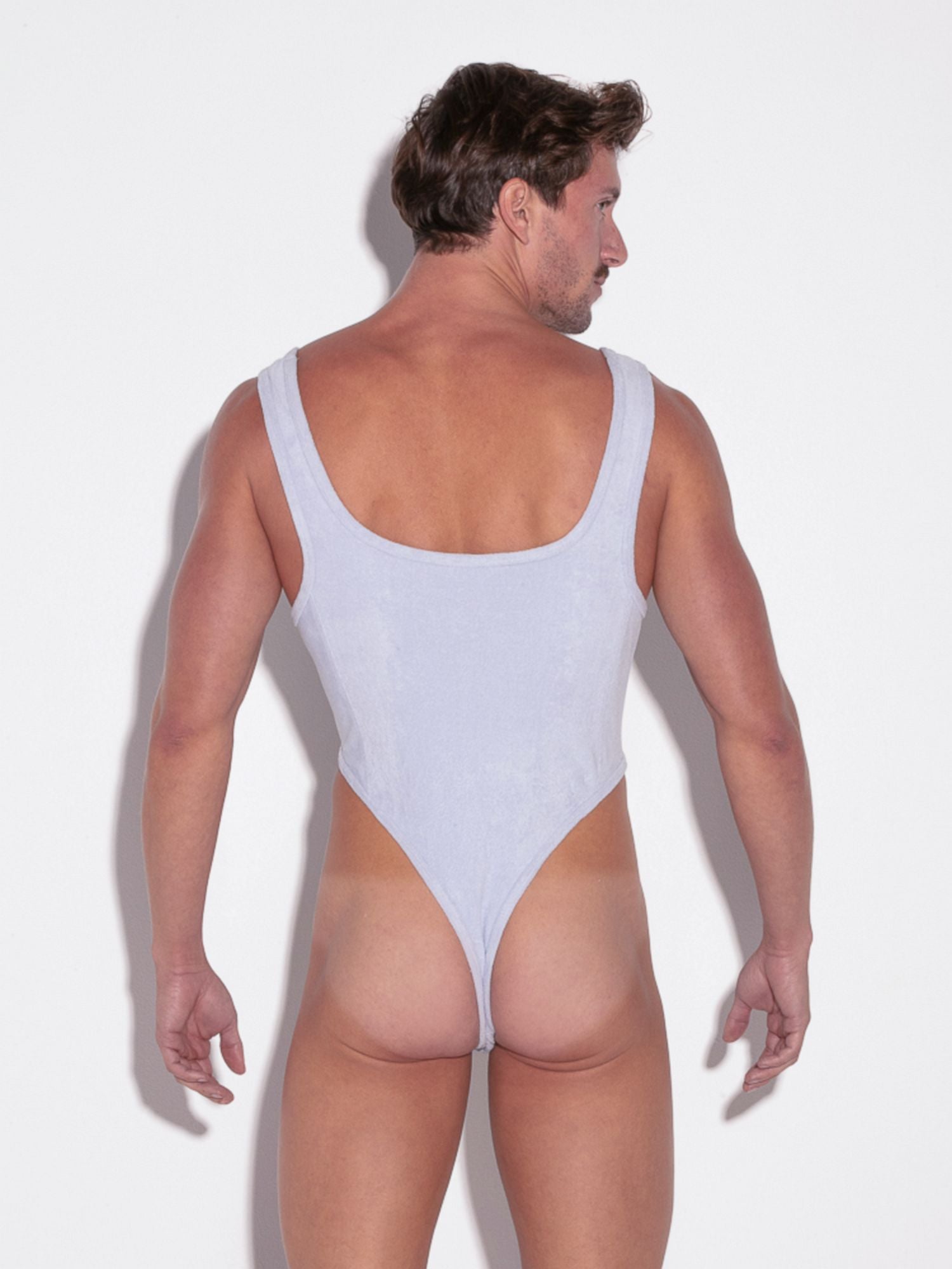 CODE 22 TERRY ONESIE 9730, String Body Männer Bodysuit Overall Einteiler - noodosz - Code 22 - Kleidung & Accessoires:Herren:Herrenmode:Nachtwäsche
