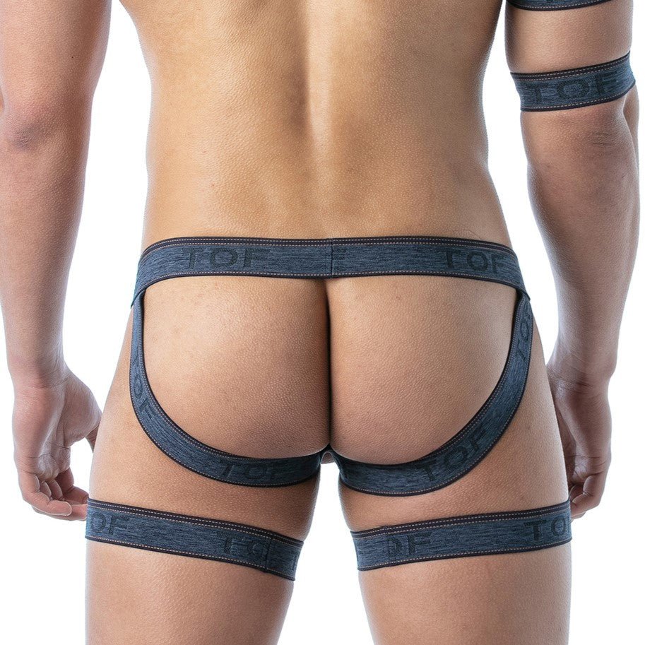 Denim - Bottom - Straps – Blau - TOF Paris - Shop Deutschland Noodosz