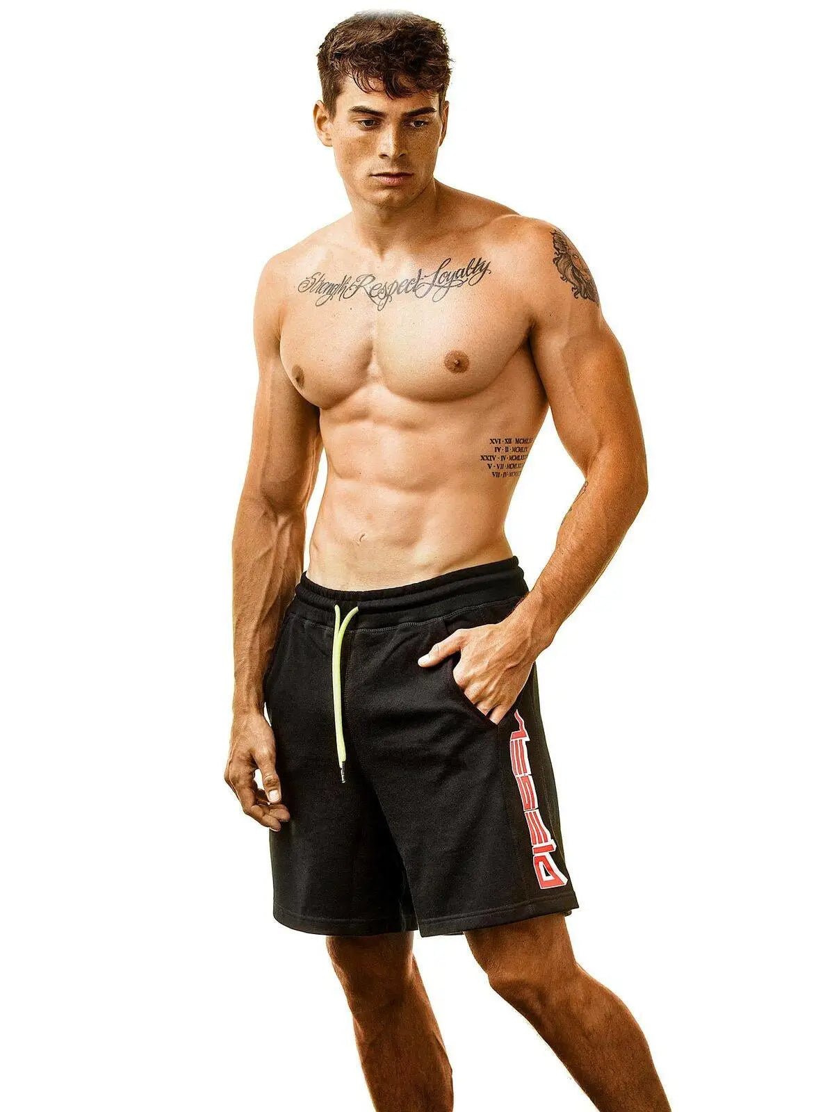DIESEL Sporthose EDDY kurze Traininghose Gym Shorts Fitness Beachshorts Bermuda - noodosz