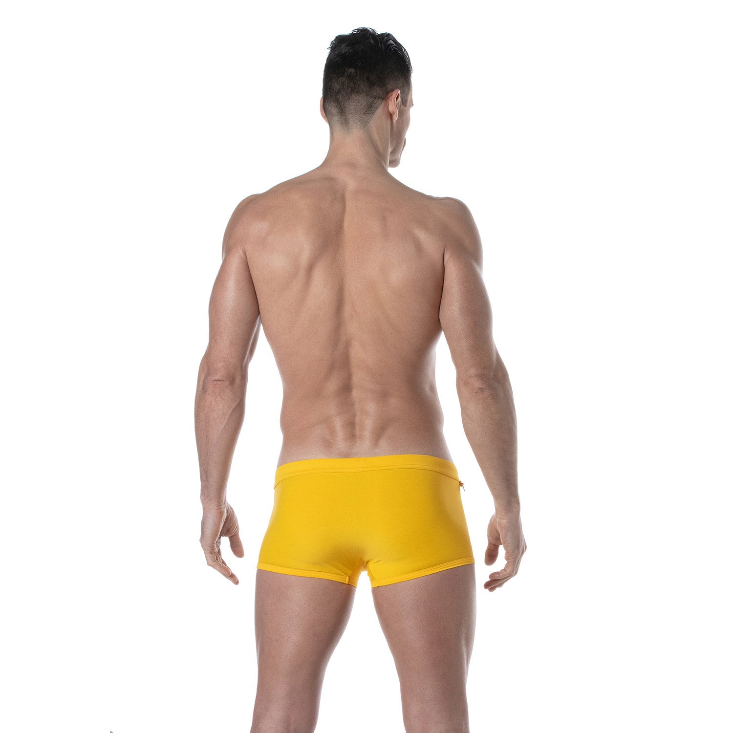 Einfarbige Badehose, Badeboxer – Gelb - TOF Paris - Shop Deutschland Noodosz