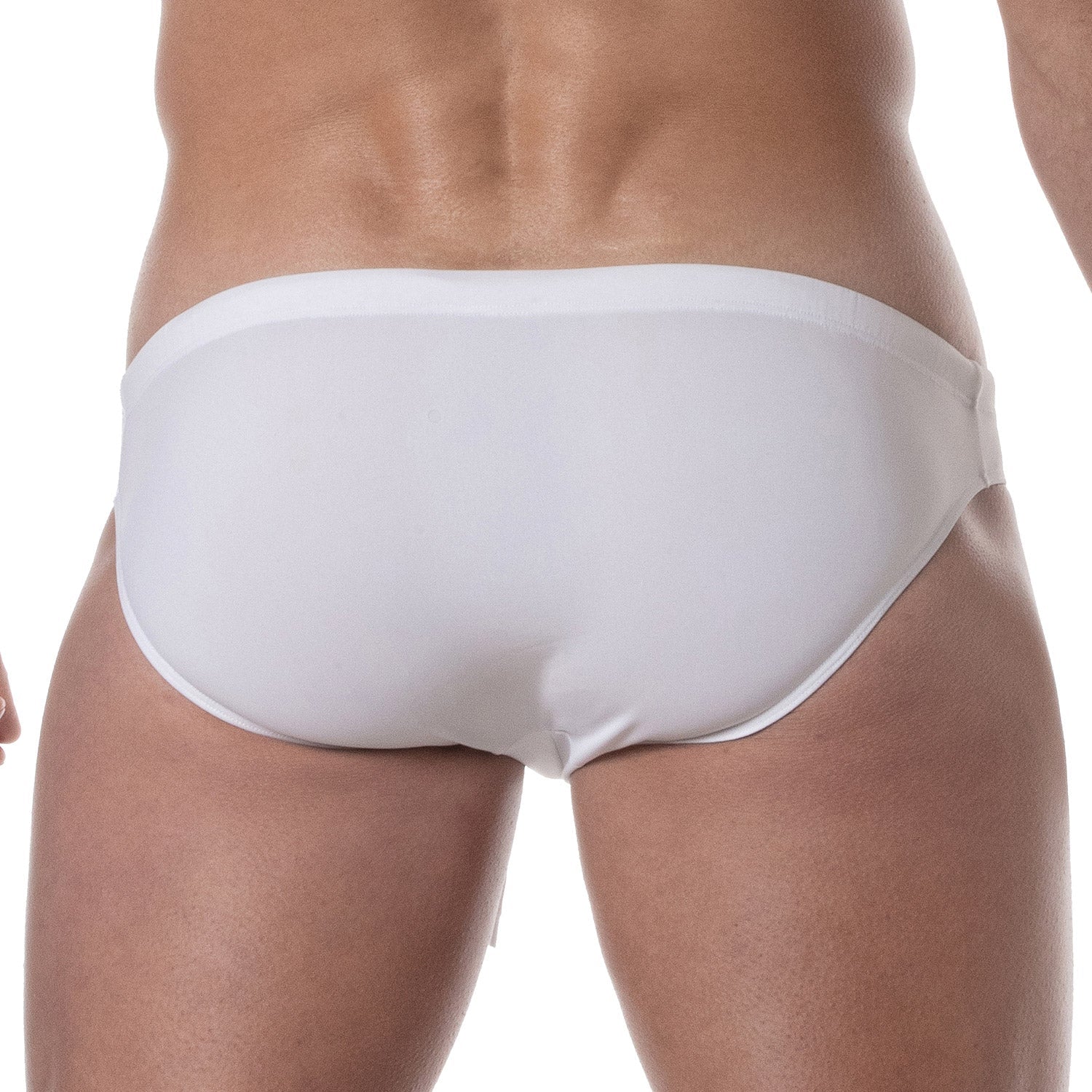 Einfarbige Badehose, Badeslip – Weiß - TOF Paris - Shop Deutschland Noodosz