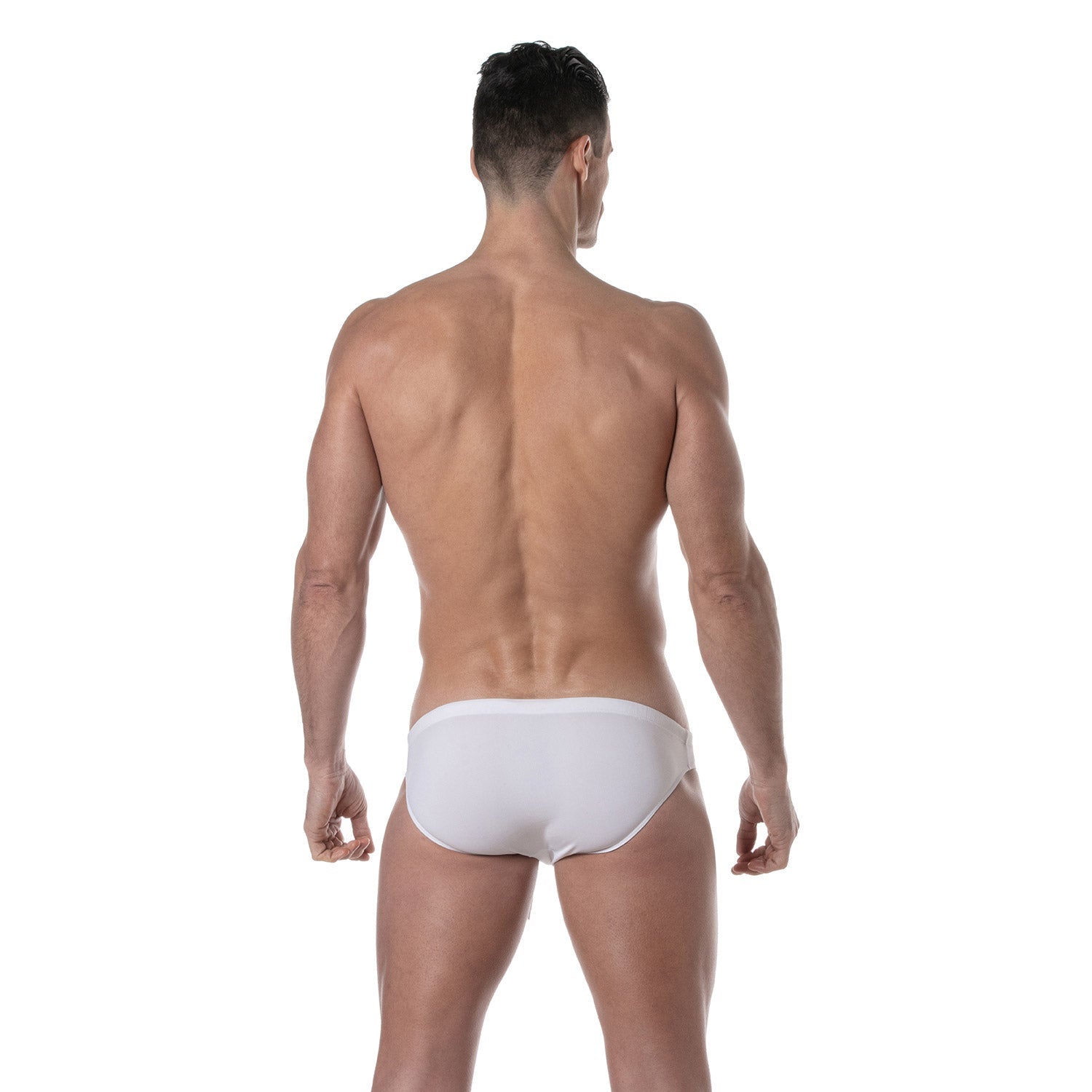 Einfarbige Badehose, Badeslip – Weiß - TOF Paris - Shop Deutschland Noodosz