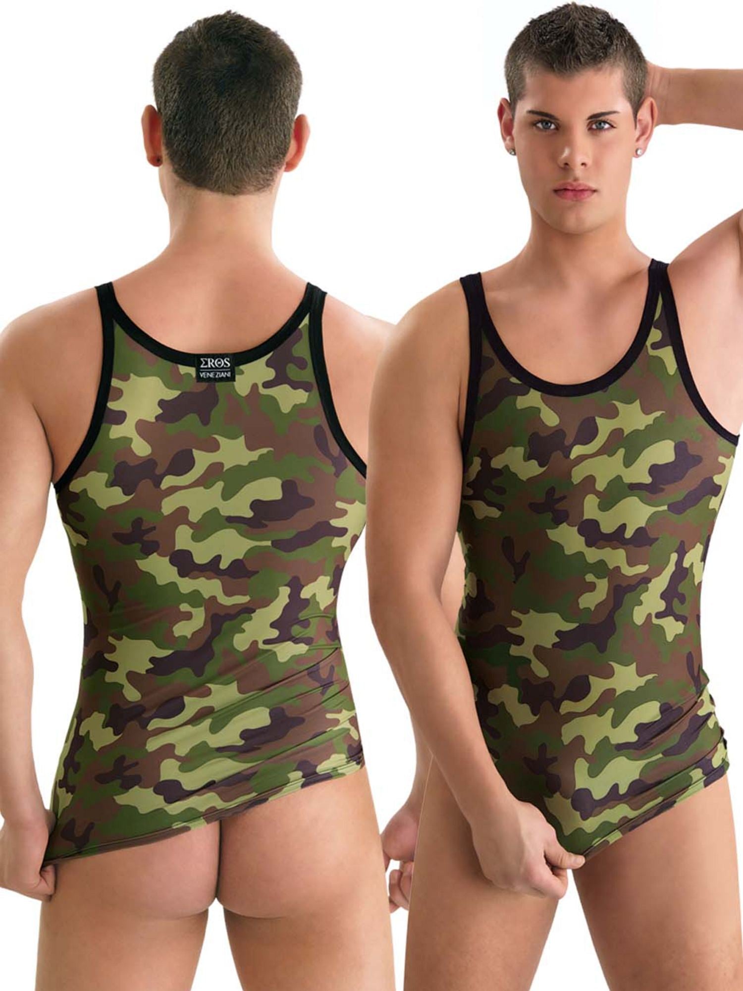 EROS VENEZIANI 7096 Army Tanktop - noodosz EROS VENEZIANI 7096 Army Tanktop Eros Veneziani Kleidung & Accessoires:Herren:Herrenmode:Fitnessmode:Sporttops nudosz.myshopify.com