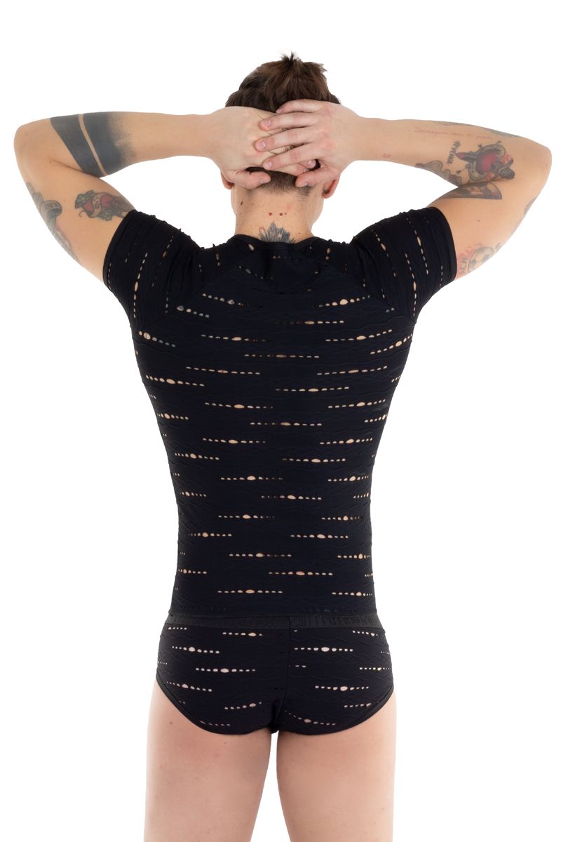 EROS VENEZIANI 7559 transparentes Clubshirt DARK ECLIPSE - Eros Veneziani - Shop Deutschland Noodosz
