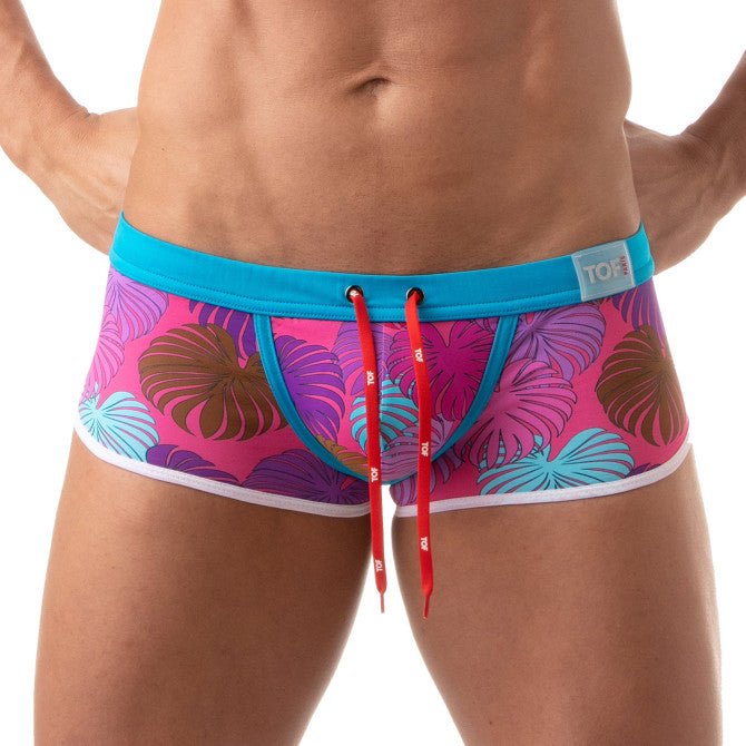 Floral Swim Trunk Pink - noodosz - TOF Paris -