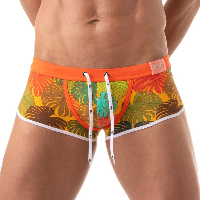 Floral Swim Trunk Yellow - noodosz - TOF Paris -