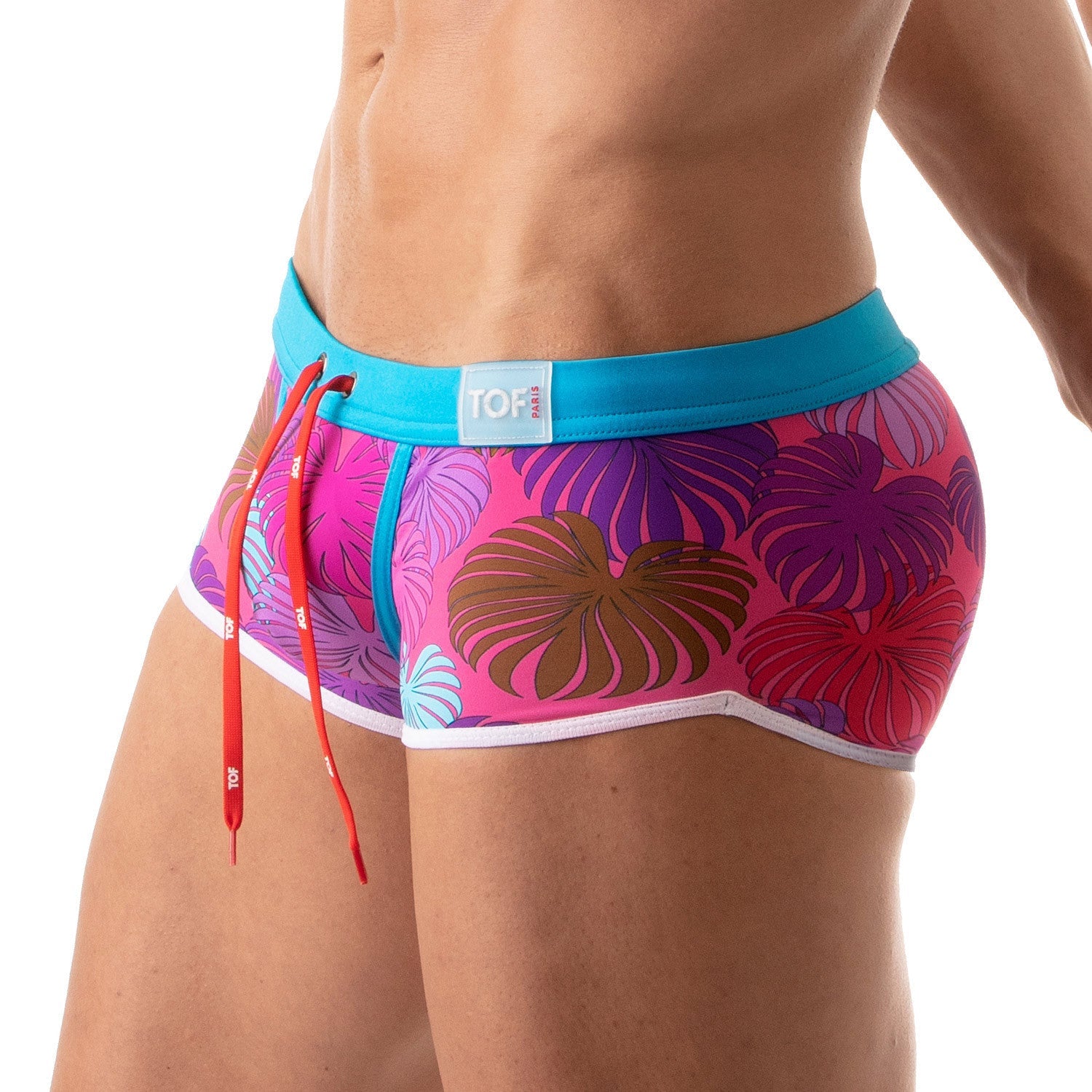 Floral Swim Trunks, Badehose Pink - TOF Paris - Shop Deutschland Noodosz