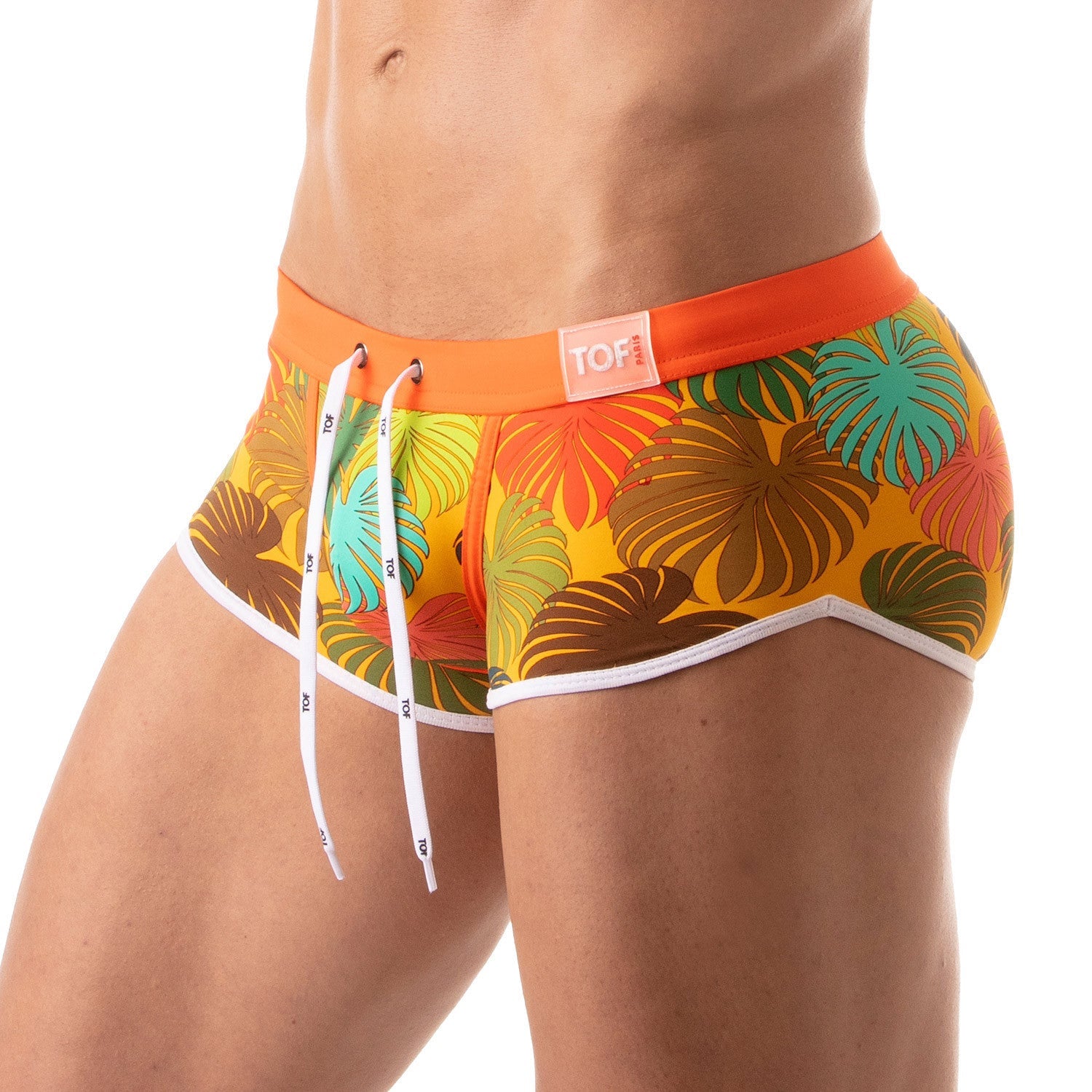 Floral Swim Trunks, Badehose Yellow - TOF Paris - Shop Deutschland Noodosz