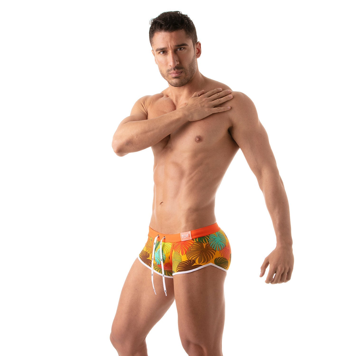 Floral Swim Trunks, Badehose Yellow - TOF Paris - Shop Deutschland Noodosz