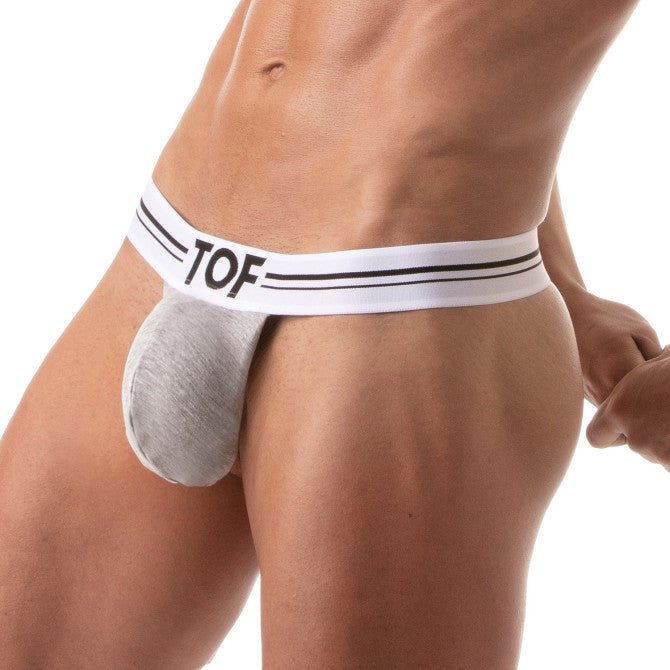 Französischer stringloser String — grau meliert - TOF Paris - Shop Deutschland Noodosz