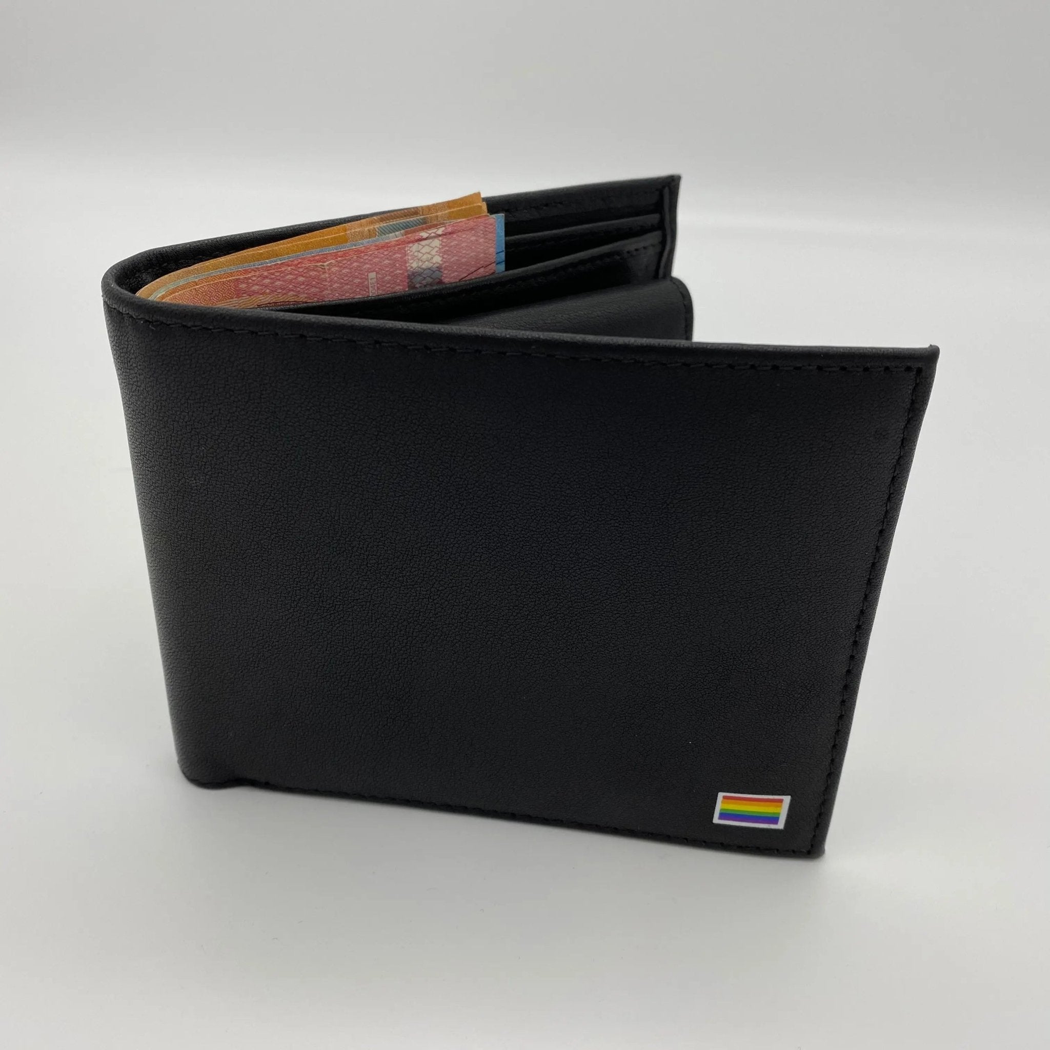 Geldbörse Rainbow - Flag (Echtleder) - Gay - Shop.berlin - Shop Deutschland Noodosz