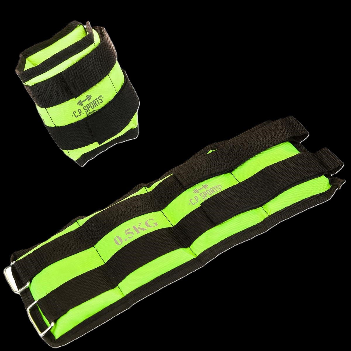 Gewichtsmanschetten 0,5 kg - neongrün (PAAR) - MG Sports Company - Shop Deutschland Noodosz