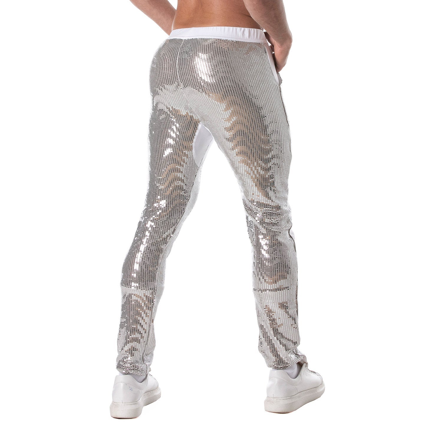 Glitter - Hose Silber – Für Dich, den selbstbewussten Mann - TOF Paris - Shop Deutschland Noodosz