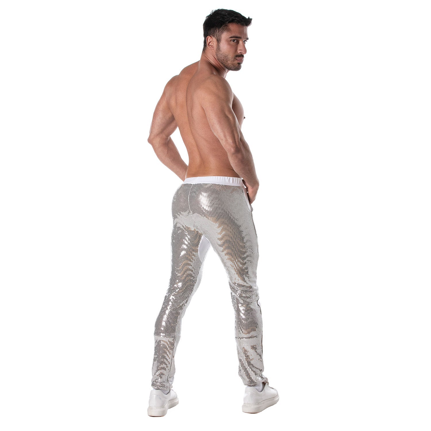Glitter - Hose Silber – Für Dich, den selbstbewussten Mann - TOF Paris - Shop Deutschland Noodosz