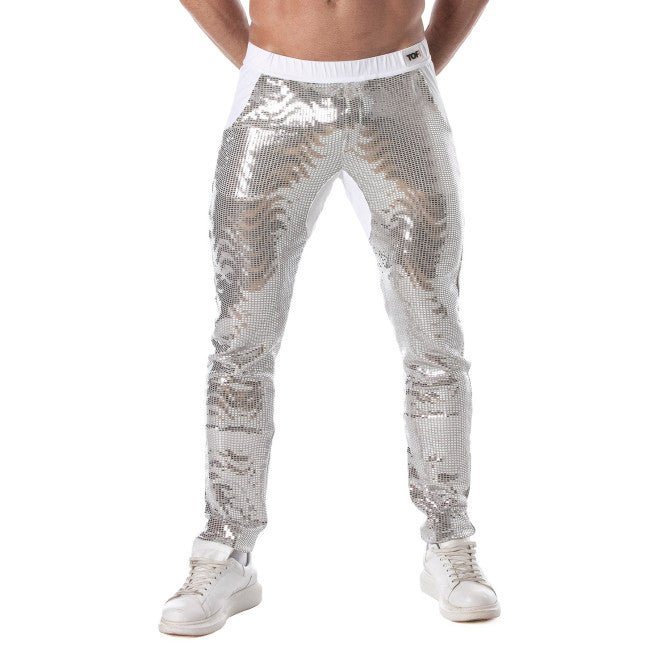 Glitter - Hose Silber – Für Dich, den selbstbewussten Mann - TOF Paris - Shop Deutschland Noodosz