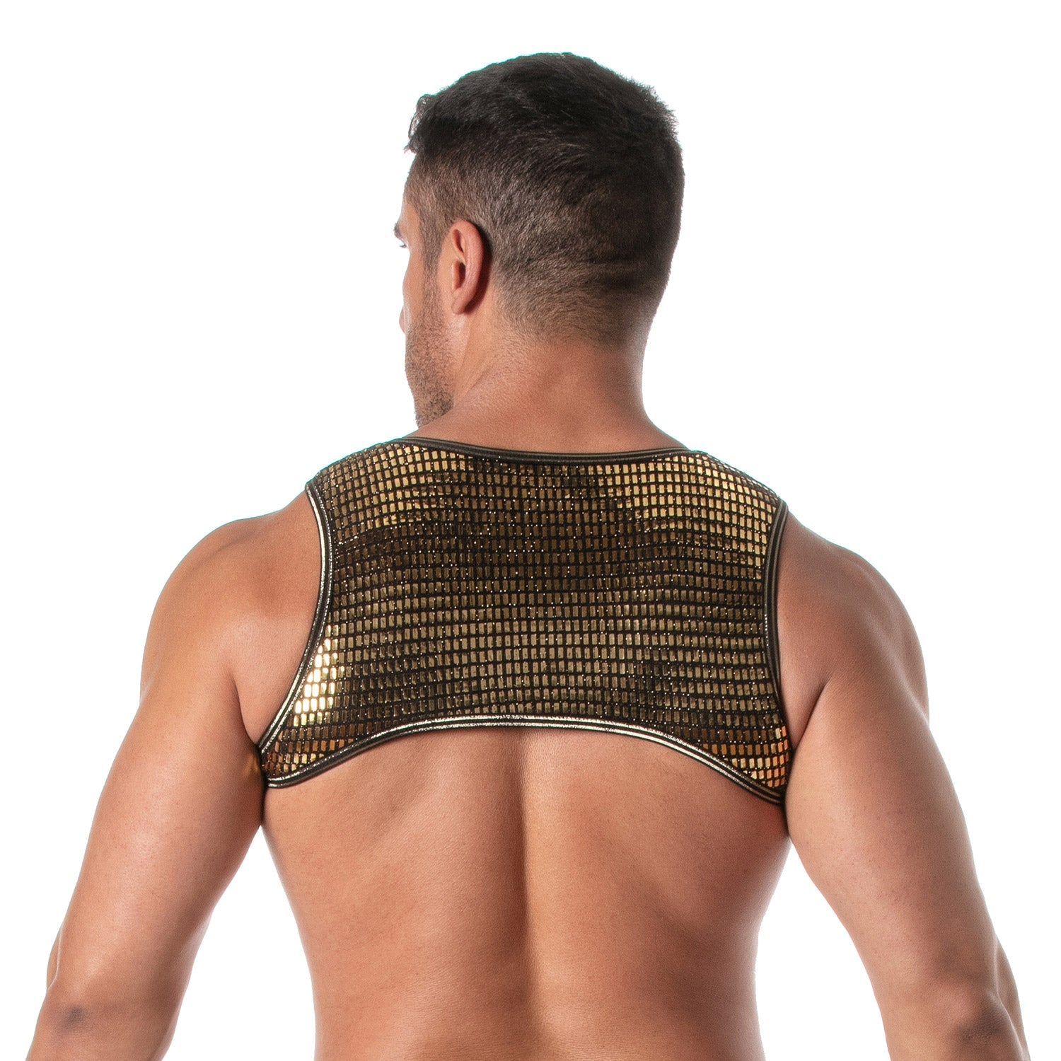Glitzer - Harness mit Reißverschluss – Gold - TOF Paris - Shop Deutschland Noodosz