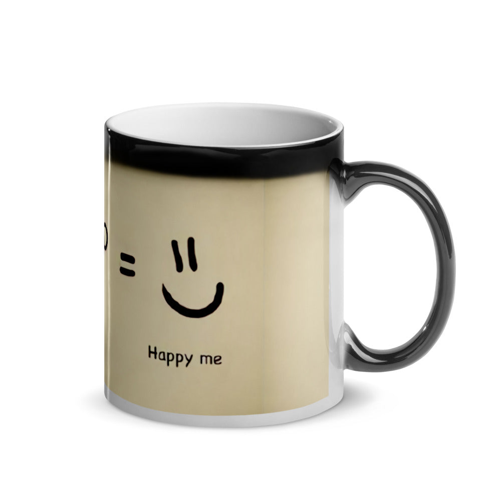 Coffee makes me happy - Magic Mug Shiny