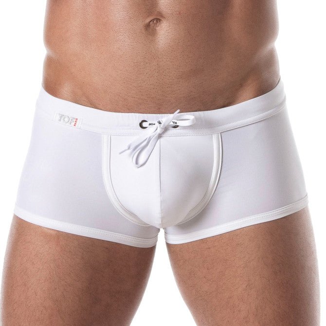 Holidays Swim Trunks White - noodosz - TOF Paris -