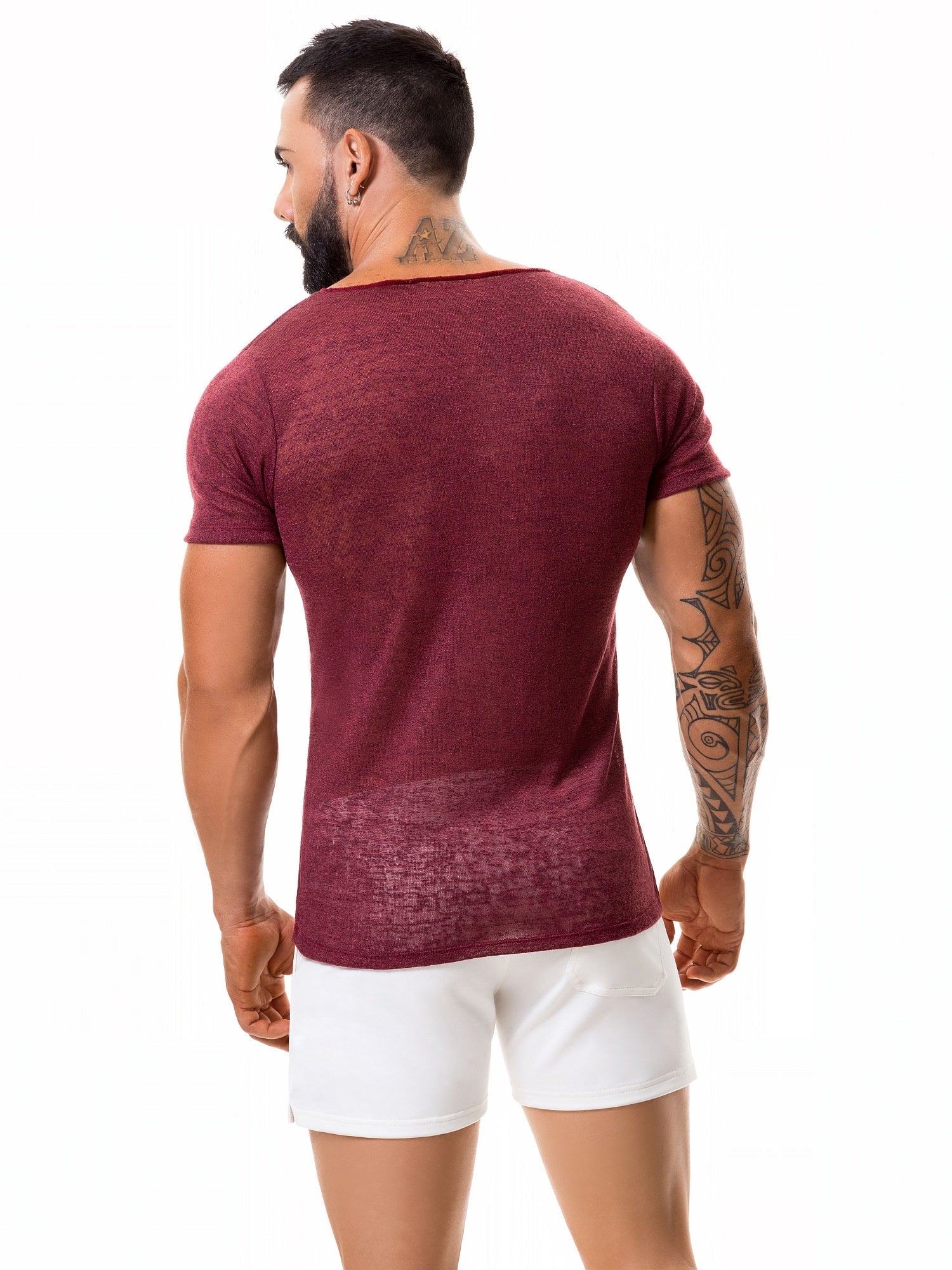 JOR 0370 MAUI T-Shirt Herren Shirt Clubshirt Transparent - noodosz