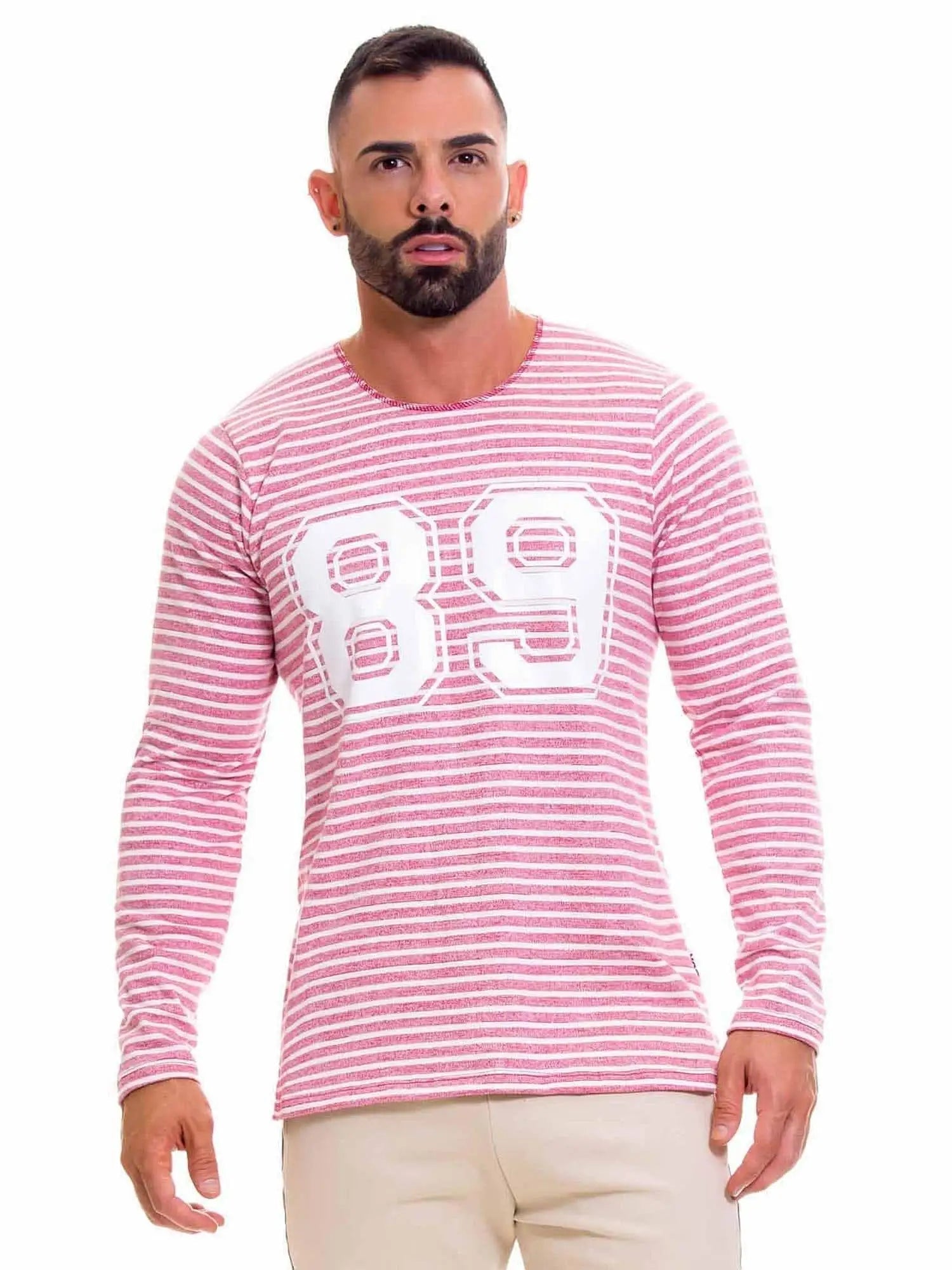 JOR 0677 Herren Longarm T-Shirt Loungewear Sweatshirt Pullover - noodosz