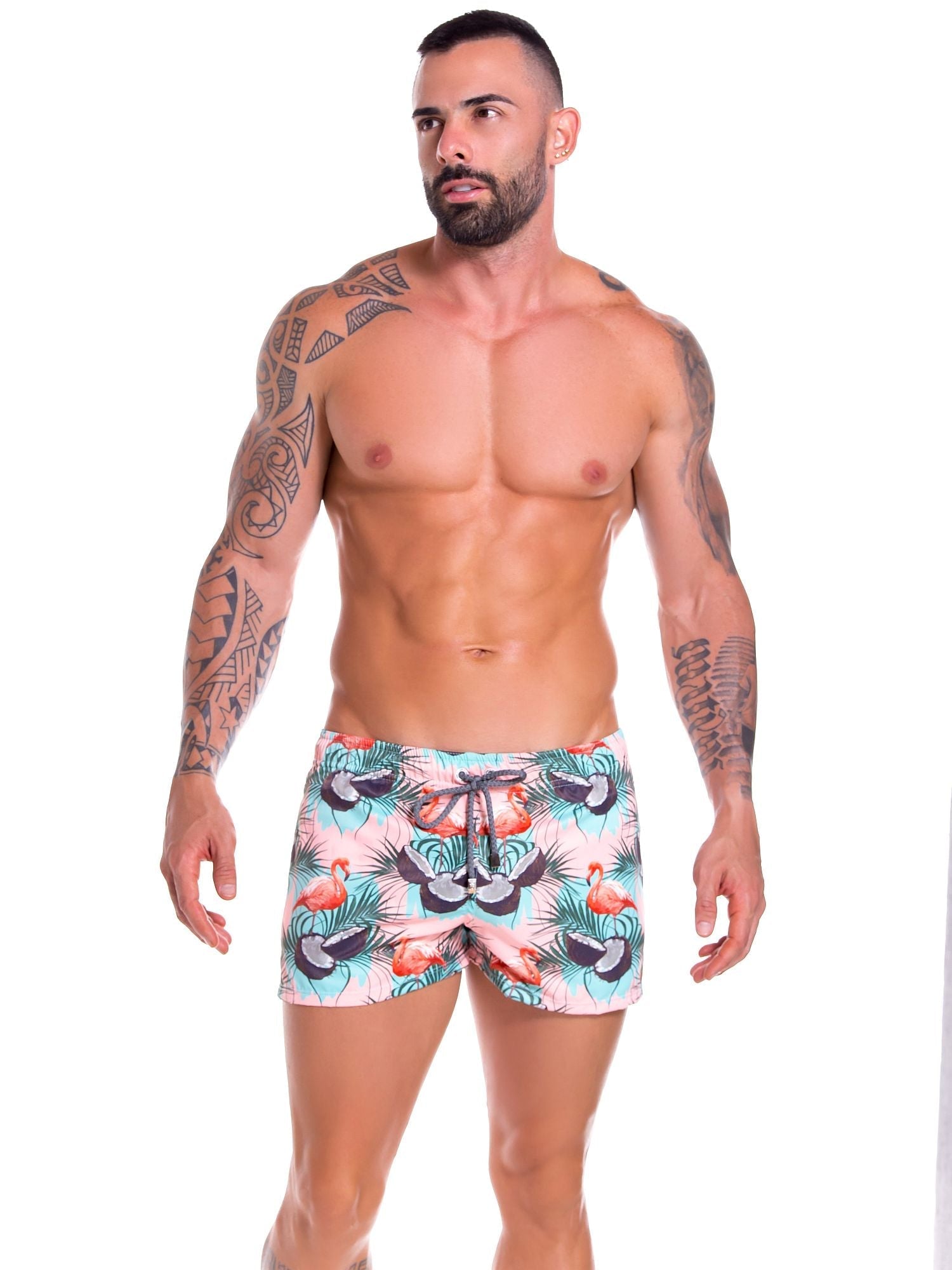 JOR 0912 BAHIA Herren Badeshorts, Surfershorts bedruckt - Jor - Shop Deutschland Noodosz