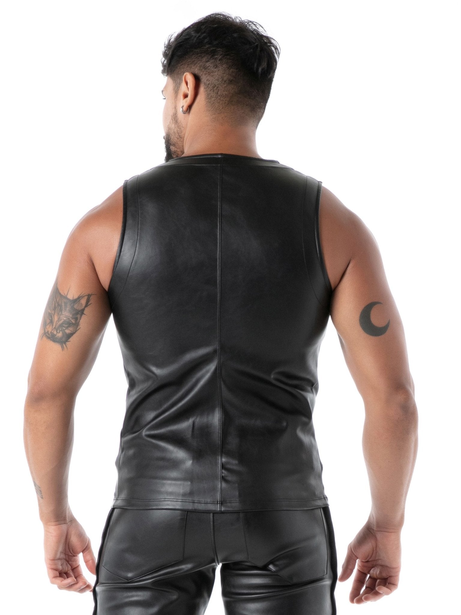Kinky Tanktop mit Reißverschluss – Schwarz - TOF Paris - Shop Deutschland Noodosz