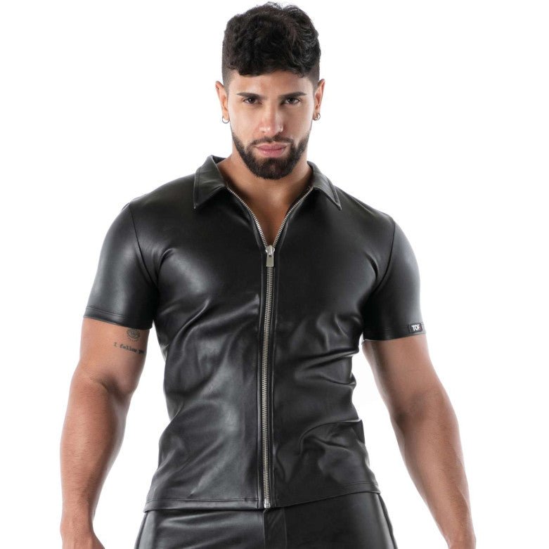 Kinky Zipped Vest Black - noodosz - TOF Paris -