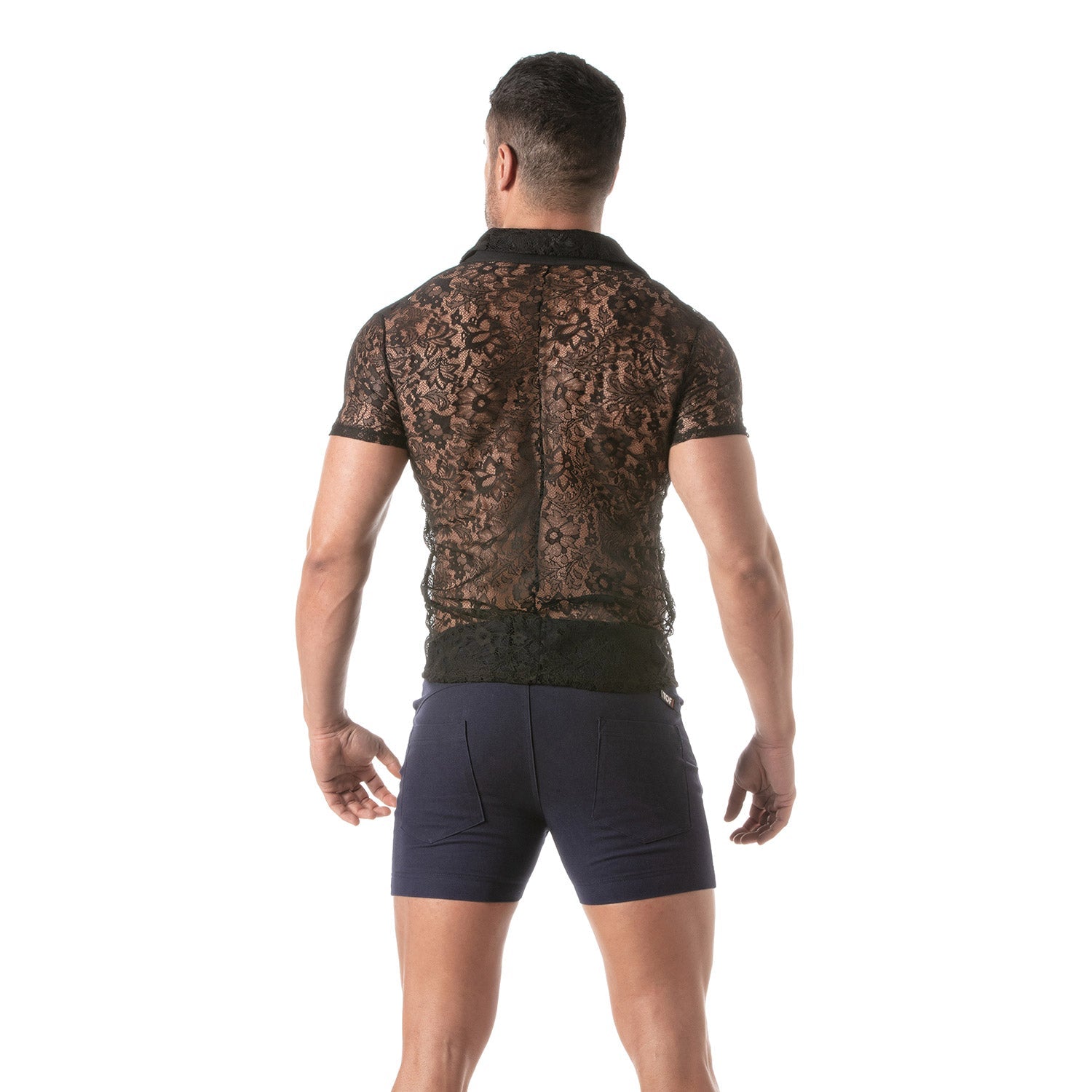 Kurzärmeliges Spitzen - Shirt - TOF Paris - Shop Deutschland Noodosz